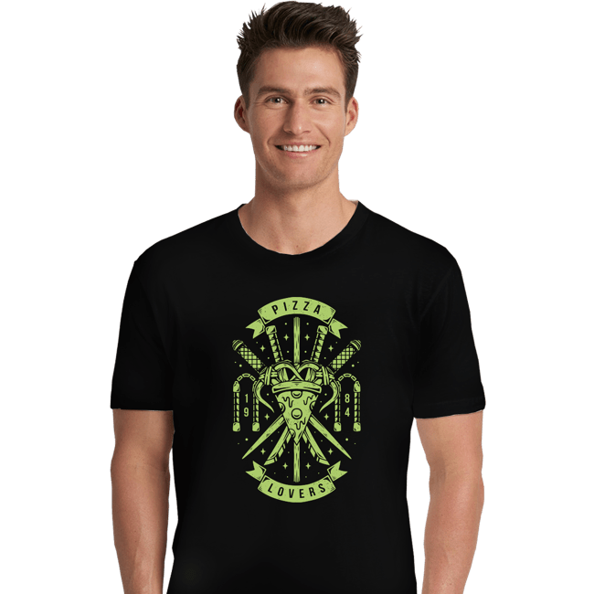 Shirts Premium Shirts, Unisex / Small / Black Pizza Lovers