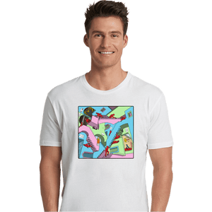 Secret_Shirts Premium Shirts, Unisex / Small / White Squid Relativity Staircase