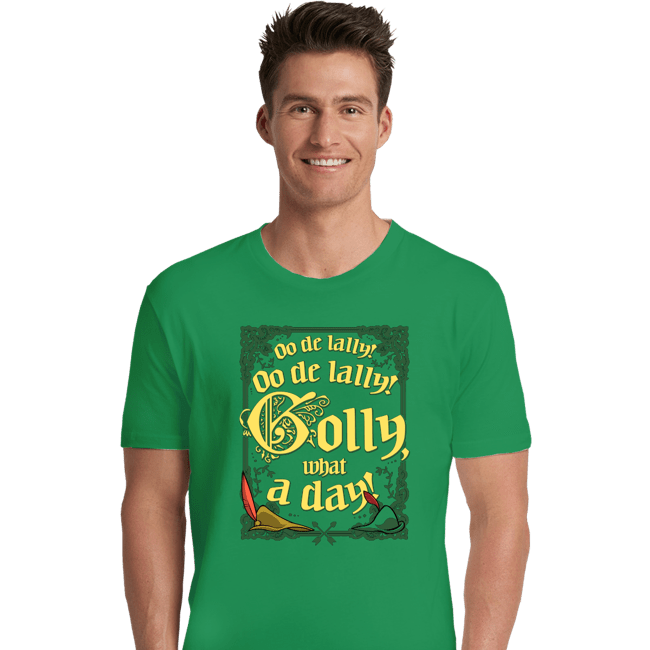 Secret_Shirts Premium Shirts, Unisex / Small / Irish Green Golly, What A Day!