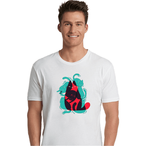 Shirts Premium Shirts, Unisex / Small / White Cat Shapes