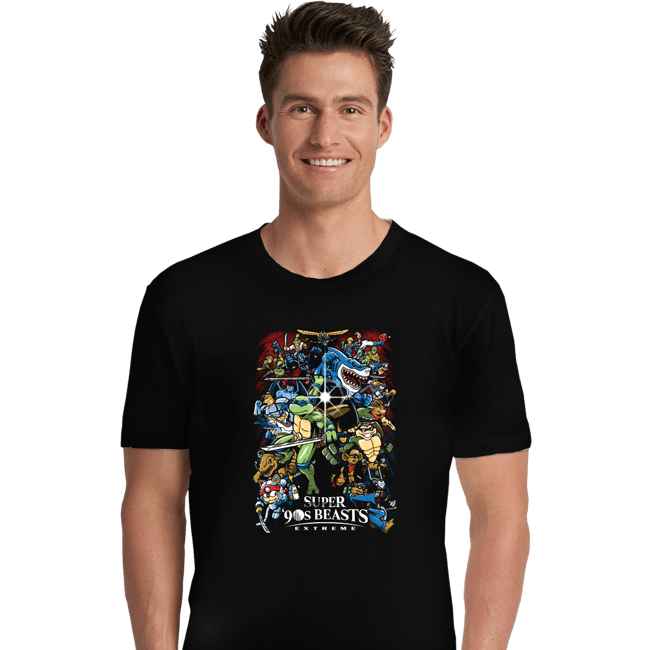Secret_Shirts Premium Shirts, Unisex / Small / Black Super 90s Beasts