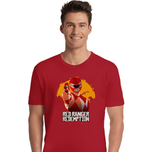 Shirts Premium Shirts, Unisex / Small / Red Red Ranger Redemption