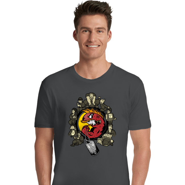 Daily_Deal_Shirts Premium Shirts, Unisex / Small / Charcoal Hellfish Squad