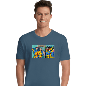 Shirts Premium Shirts, Unisex / Small / Indigo Blue Clueless Scotty