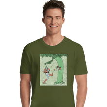 Load image into Gallery viewer, Secret_Shirts Premium Shirts, Unisex / Small / Military Green Captn Planet
