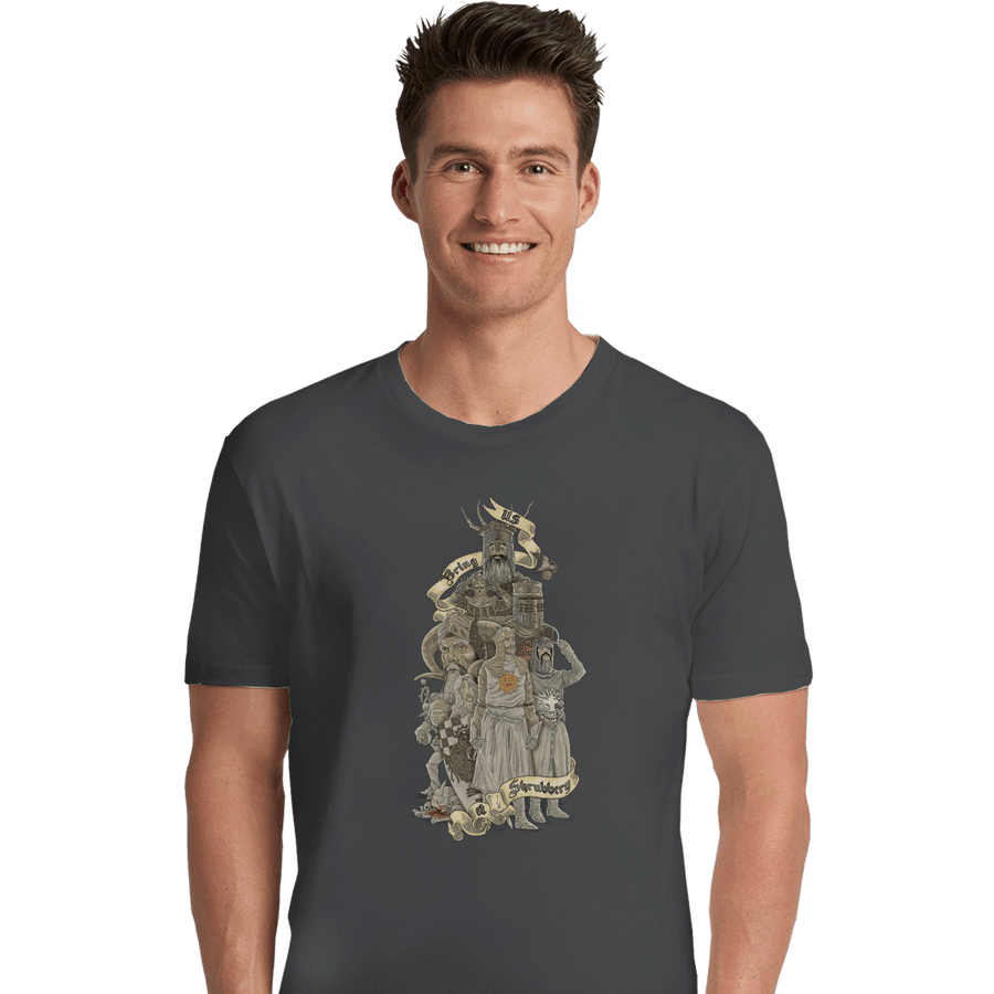 Shirts Premium Shirts, Unisex / Small / Charcoal We Want A Shrubbery