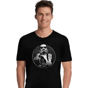 Shirts Premium Shirts, Unisex / Small / Black Retro Trooper