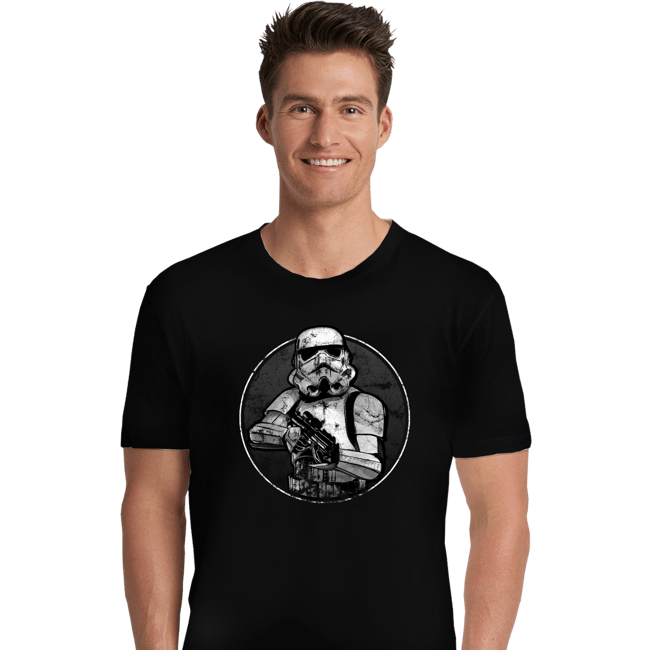 Shirts Premium Shirts, Unisex / Small / Black Retro Trooper
