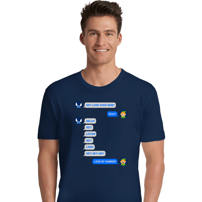 Secret_Shirts Premium Shirts, Unisex / Small / Navy Fairy Texts