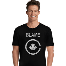 Load image into Gallery viewer, Shirts Premium Shirts, Unisex / Small / Black Blame Canada
