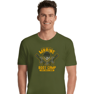 Shirts Premium Shirts, Unisex / Small / Military Green Colonial Marine s