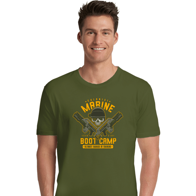 Shirts Premium Shirts, Unisex / Small / Military Green Colonial Marine s