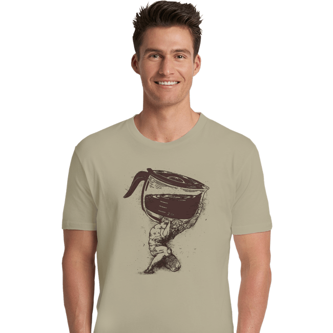 Daily_Deal_Shirts Premium Shirts, Unisex / Small / Natural Coffee Atlas