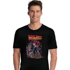 Secret_Shirts Premium Shirts, Unisex / Small / Black Back To The Spiderverse