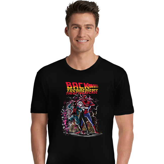 Secret_Shirts Premium Shirts, Unisex / Small / Black Back To The Spiderverse