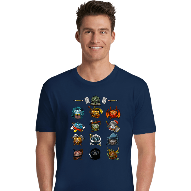 Shirts Premium Shirts, Unisex / Small / Navy Dice Master