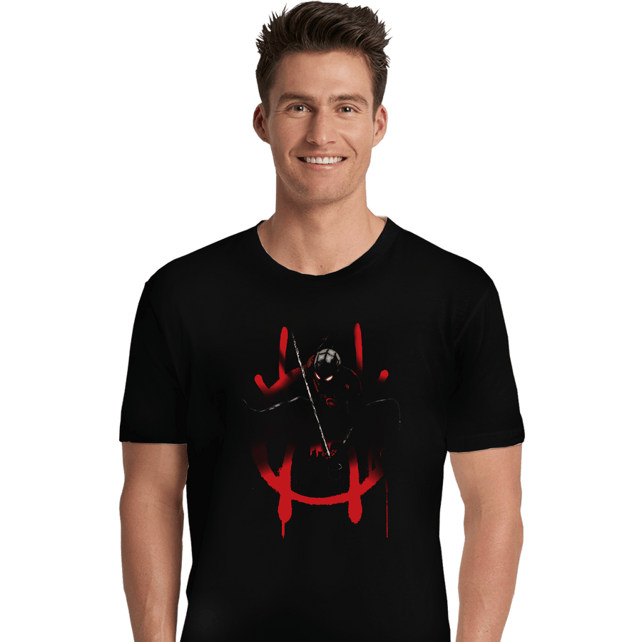 Shirts Premium Shirts, Unisex / Small / Black Web Slinger