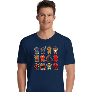 Daily_Deal_Shirts Premium Shirts, Unisex / Small / Navy Ginger Heroes