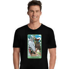Load image into Gallery viewer, Daily_Deal_Shirts Premium Shirts, Unisex / Small / Black Tarot Ghibli Strength
