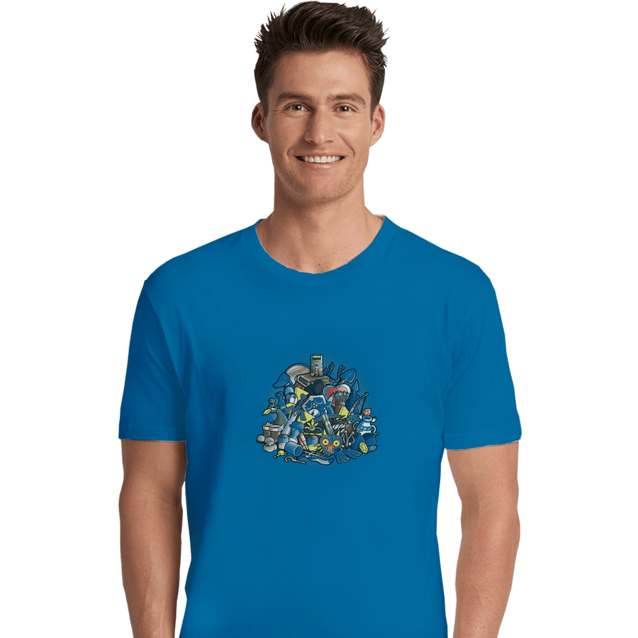 Shirts Premium Shirts, Unisex / Small / Sapphire Link's Weapons