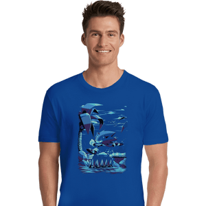 Shirts Premium Shirts, Unisex / Small / Royal Blue Green Hill Zone