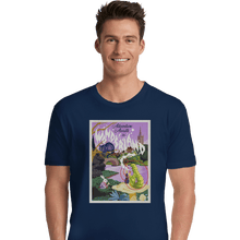 Load image into Gallery viewer, Shirts Premium Shirts, Unisex / Small / Navy Adventure Awaits In Wonderland
