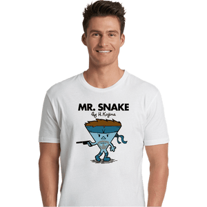 Secret_Shirts Premium Shirts, Unisex / Small / White Mr. Snake
