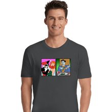 Load image into Gallery viewer, Secret_Shirts Premium Shirts, Unisex / Small / Charcoal Yelling At Joker
