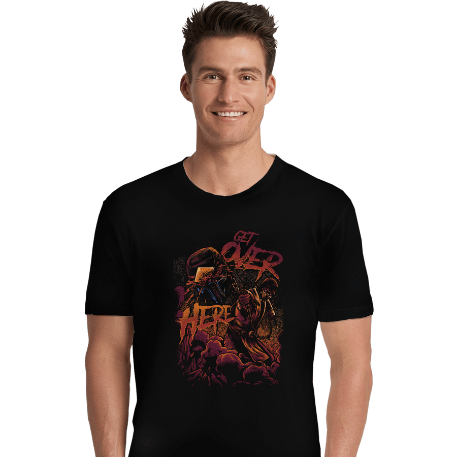 Shirts Premium Shirts, Unisex / Small / Black Get Over Here