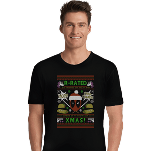 Shirts Premium Shirts, Unisex / Small / Black Rated R Christmas