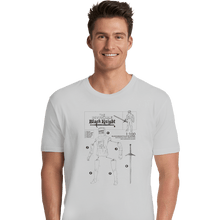 Load image into Gallery viewer, Shirts Premium Shirts, Unisex / Small / White The Invincible Black Knight
