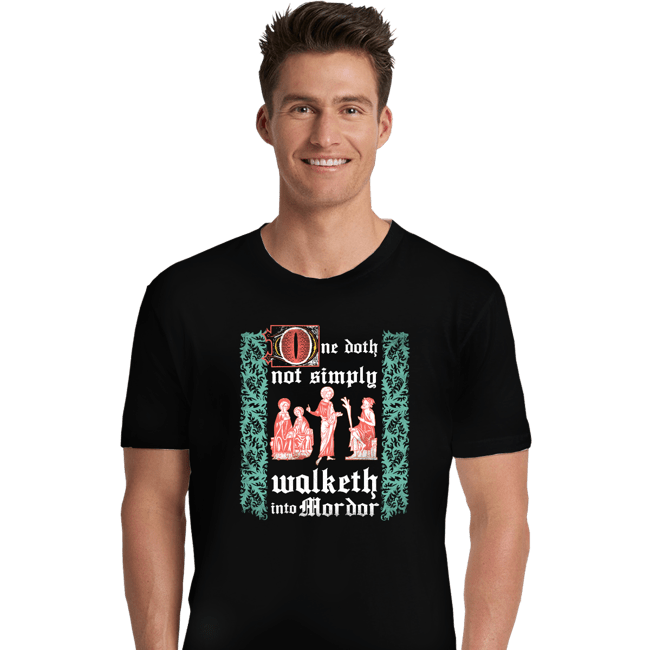 Daily_Deal_Shirts Premium Shirts, Unisex / Small / Black Walketh Into Mordor