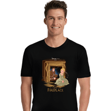 Load image into Gallery viewer, Shirts Premium Shirts, Unisex / Small / Black The Girl In The Fireplace
