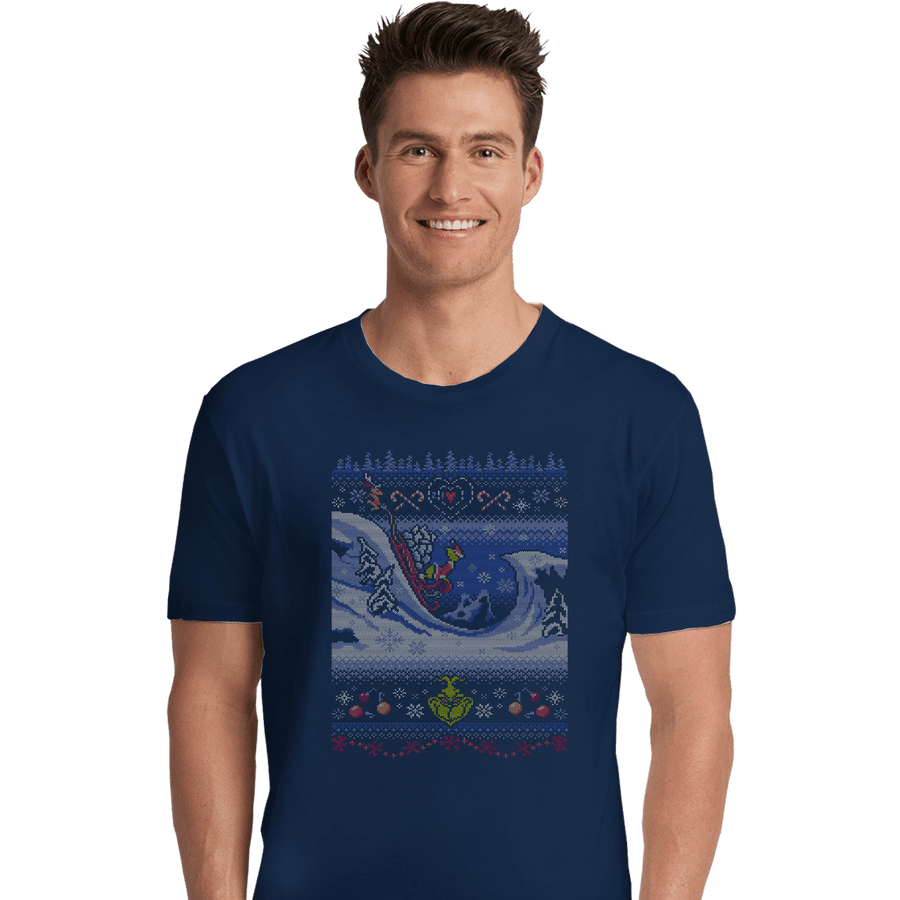 Shirts Premium Shirts, Unisex / Small / Navy Cuddly As A Cactus
