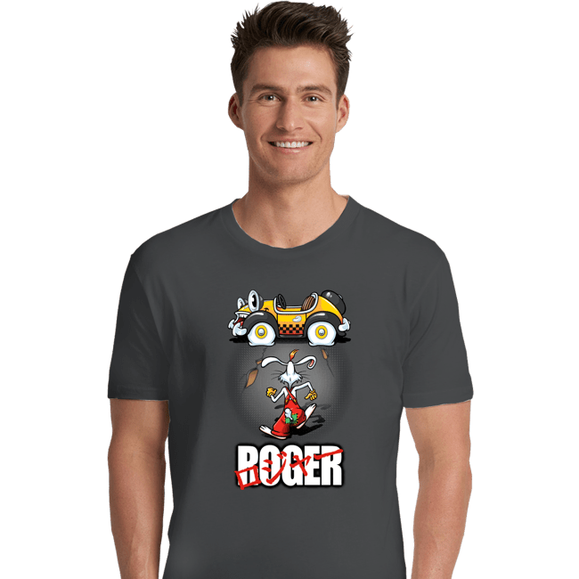 Daily_Deal_Shirts Premium Shirts, Unisex / Small / Charcoal Roger