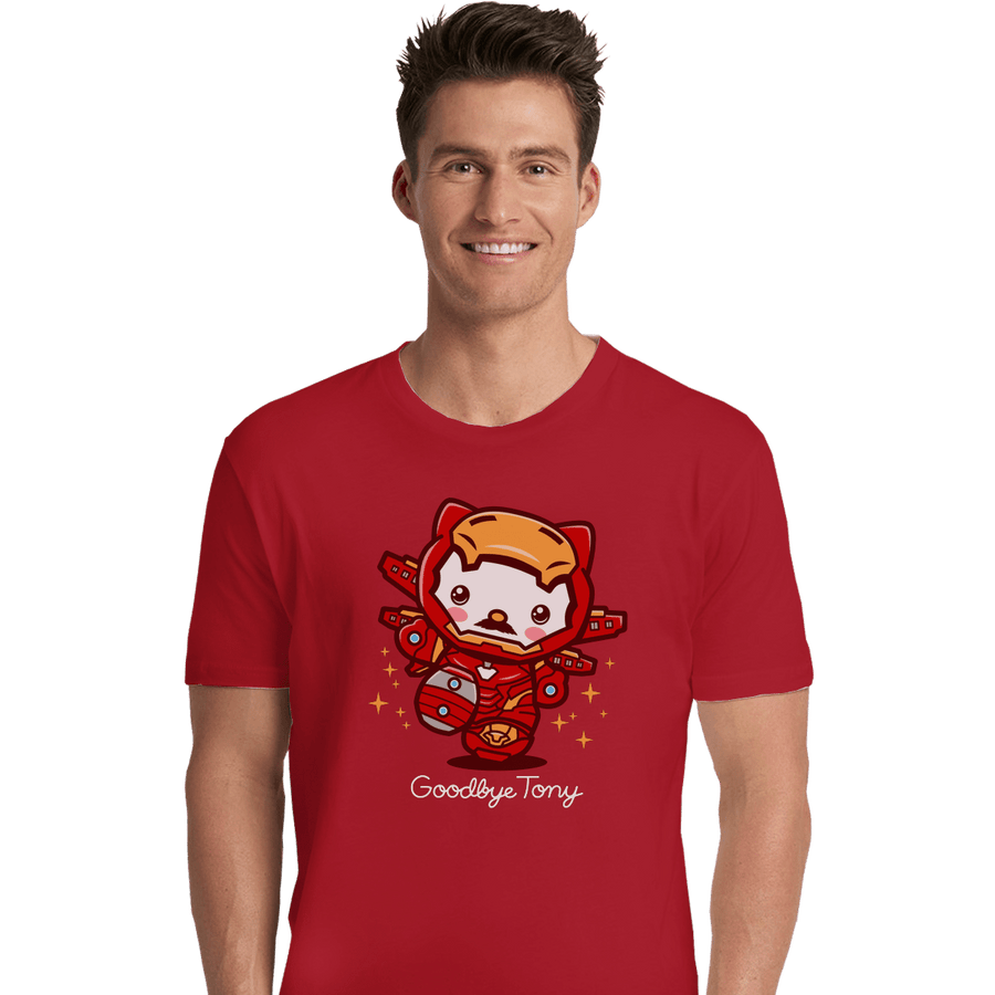 Shirts Premium Shirts, Unisex / Small / Red Goodbye Tony