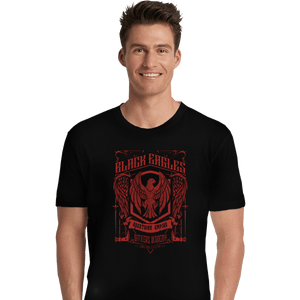 Shirts Premium Shirts, Unisex / Small / Black Black Eagles Officers Academy