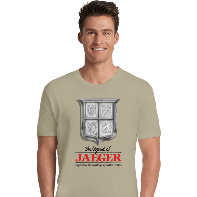 Shirts Premium Shirts, Unisex / Small / Natural The Legend Of Jaeger