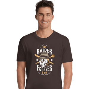 Shirts Premium Shirts, Unisex / Small / Dark Chocolate Raider Forever
