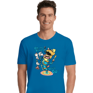 Secret_Shirts Premium Shirts, Unisex / Small / Sapphire Oh The Places
