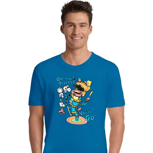 Secret_Shirts Premium Shirts, Unisex / Small / Sapphire Oh The Places