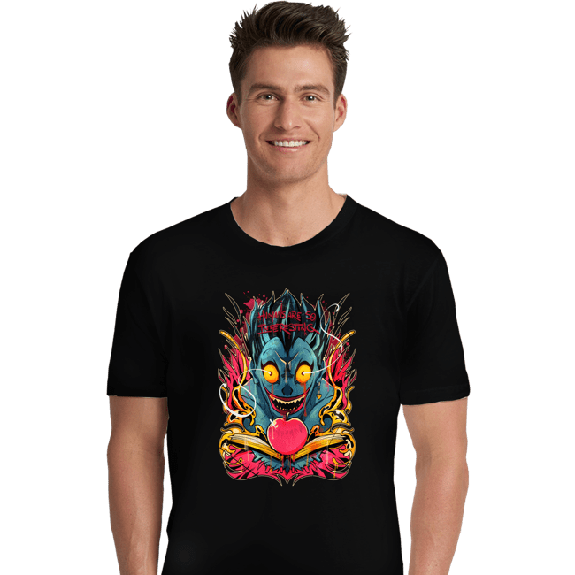Shirts Premium Shirts, Unisex / Small / Black Ryuk