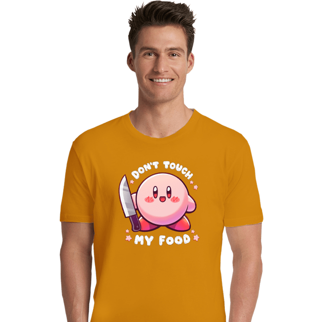 Secret_Shirts Premium Shirts, Unisex / Small / Gold Don't Touch My Food!