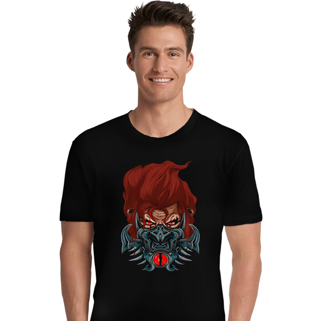 Shirts Premium Shirts, Unisex / Small / Black Lion Ninja