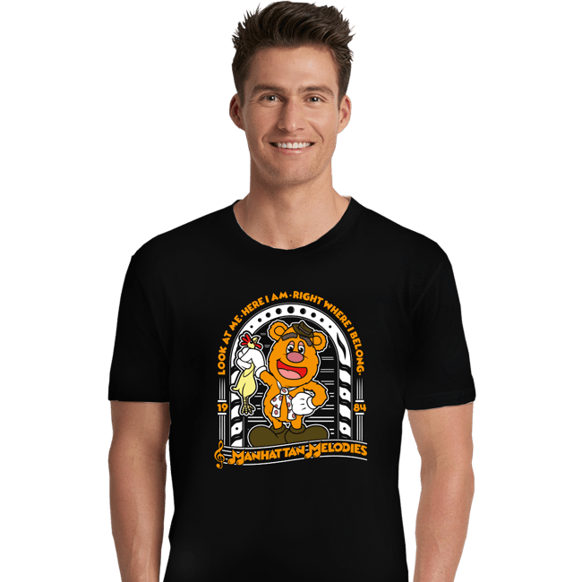 Shirts Premium Shirts, Unisex / Small / Black Fozzie Melodies