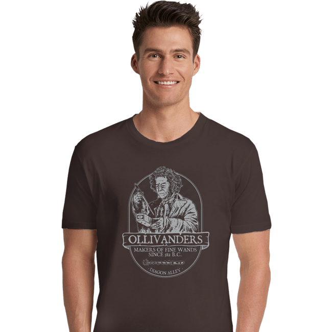 Secret_Shirts Premium Shirts, Unisex / Small / Dark Chocolate Ollivander's Fine Wands