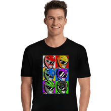 Load image into Gallery viewer, Shirts Premium Shirts, Unisex / Small / Black Pop Art Power Rangers
