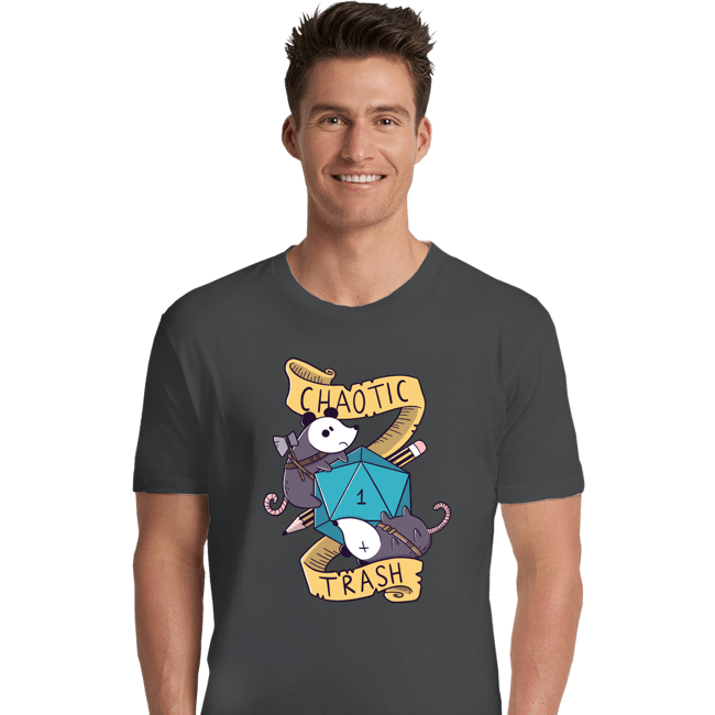 Daily_Deal_Shirts Premium Shirts, Unisex / Small / Charcoal Chaotic Trash