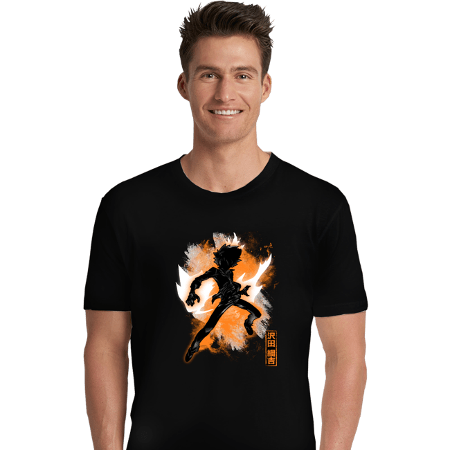 Shirts Premium Shirts, Unisex / Small / Black Cosmic Tsuna