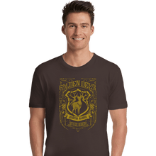 Load image into Gallery viewer, Shirts Premium Shirts, Unisex / Small / Dark Chocolate Golden Deer Officers Academy
